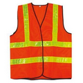100% Polyester Reflective Safety Vest 100gsm